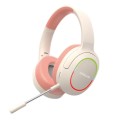 L800 Foldable ENC Noise Reduction Wireless Gaming Headset with Microphone(Pink)