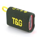 T&G TG396 Outdoor Portable Ambient RGB Light IPX7 Waterproof Bluetooth Speaker(Army Green)