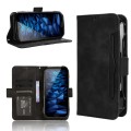 For Kyocera DuraForce EX KC-S703 Skin Feel Calf Texture Card Slots Leather Phone Case(Black)