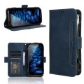 For Kyocera DuraForce EX KC-S703 Skin Feel Calf Texture Card Slots Leather Phone Case(Blue)