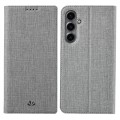 For Samsung Galaxy S23 FE 5G ViLi DMX Series TPU + PU Leather Magnetic Phone Case(Grey)