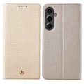 For Samsung Galaxy S23 FE 5G ViLi DMX Series TPU + PU Leather Magnetic Phone Case(Gold)