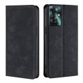 For OPPO Reno11 F 5G Skin Feel Magnetic Leather Phone Case(Black)