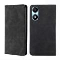 For Honor X5 Plus 4G / Play 40C Skin Feel Magnetic Leather Phone Case(Black)