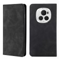 For Honor Magic6 Pro Skin Feel Magnetic Leather Phone Case(Black)