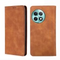 For OnePlus Ace 2 Pro Skin Feel Magnetic Leather Phone Case(Light Brown)