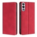 For OnePlus Ace 3V 5G Skin Feel Magnetic Leather Phone Case(Red)