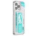 For iPhone 15 Pro Max Mutural Wing Flash Series TPU Phone Case with IML Stand(Green)