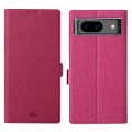 For Google Pixel 8 ViLi K Series Shockproof Magnetic Flip Leather Phone Case(Rose Red)