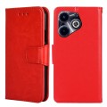 For Infinix Hot 40i Crystal Texture Leather Phone Case(Red)