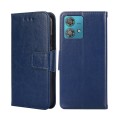 For Motorola Edge 40 Neo 5G Crystal Texture Leather Phone Case(Royal Blue)