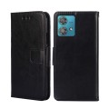 For Motorola Edge 40 Neo 5G Crystal Texture Leather Phone Case(Black)