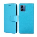 For Motorola Moto G14 Crystal Texture Leather Phone Case(Sky Blue)