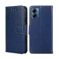 For Motorola Moto G14 Crystal Texture Leather Phone Case(Royal Blue)
