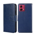 For Motorola Moto G84 5G Crystal Texture Leather Phone Case(Royal Blue)