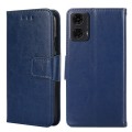 For Motorola Moto G24 4G Crystal Texture Leather Phone Case(Royal Blue)