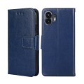 For Nothing Phone 2 Crystal Texture Leather Phone Case(Royal Blue)