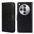 For OPPO Find X7 Ultra 5G Crystal Texture Leather Phone Case(Black)