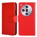 For OPPO Find X7 Crystal Texture Leather Phone Case(Red)