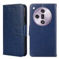 For OPPO Find X7 Crystal Texture Leather Phone Case(Royal Blue)