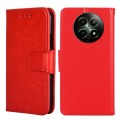 For Realme 12 5G Crystal Texture Leather Phone Case(Red)