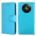 For Realme 12 5G Crystal Texture Leather Phone Case(Sky Blue)