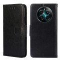 For Realme 12+ 5G Crystal Texture Leather Phone Case(Black)
