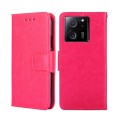 For Xiaomi Redmi K60 Ultra Crystal Texture Leather Phone Case(Rose Red)