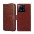 For Xiaomi Redmi K60 Ultra Crystal Texture Leather Phone Case(Brown)