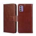 For Nokia G42 5G Crystal Texture Leather Phone Case(Brown)