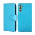 For Samsung Galaxy M34 5G / F34 5G Crystal Texture Leather Phone Case(Sky Blue)
