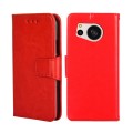 For Sharp Aquos Sense 8 Crystal Texture Leather Phone Case(Red)