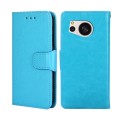 For Sharp Aquos Sense 8 Crystal Texture Leather Phone Case(Sky Blue)