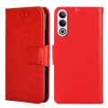 For OnePlus Ace 3V 5G Crystal Texture Leather Phone Case(Red)