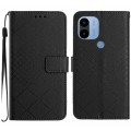 For Xiaomi Redmi A1+/ A2+/Poco C50 4G Rhombic Grid Texture Leather Phone Case(Black)