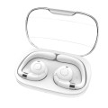 HF02 Ear Clip Bone Conduction TWS Noise Reduction Bluetooth Earphone(White)