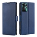 For OPPO Reno11 F 5G Ultra-thin Voltage Side Buckle Horizontal Flip Leather Phone Case(Blue)