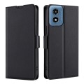 For Motorola Moto G Play 4G 2024 Ultra-thin Voltage Side Buckle Horizontal Flip Leather Phone Case(B