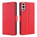 For OnePlus Ace 3V 5G Ultra-thin Voltage Side Buckle Horizontal Flip Leather Phone Case(Red)