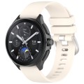 For Huawei Watch 2 Pro / Honor Watch 4 Pro Liquid Glossy Silver Buckle Silicone Watch Band(Starlight
