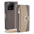 For Xiaomi Redmi K60 Ultra Crossbody Litchi Texture Leather Phone Case(Grey)
