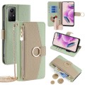 For Xiaomi Redmi Note 12S 4G Crossbody Litchi Texture Leather Phone Case(Green)