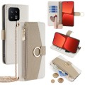 For Xiaomi 13 Crossbody Litchi Texture Leather Phone Case(White)