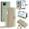 For Nokia C21 Crossbody Litchi Texture Leather Phone Case(Green)