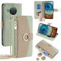 For Nokia X10 / X20 Crossbody Litchi Texture Leather Phone Case(Green)