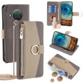 For Nokia X10 / X20 Crossbody Litchi Texture Leather Phone Case(Grey)
