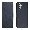 For Samsung Galaxy M55 / C55 Stitching Calf Texture Buckle Leather Phone Case(Blue)