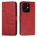 For itel A70 Stitching Calf Texture Buckle Leather Phone Case(Red)