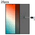 For Samsung Galaxy S24 Ultra 5G 25pcs Full Cover Anti-peeping Tempered Glass Film,  Support Fingerpr