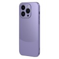 For iPhone 15 Pro Two Color Frosted Shockproof Phone Case(Purple)